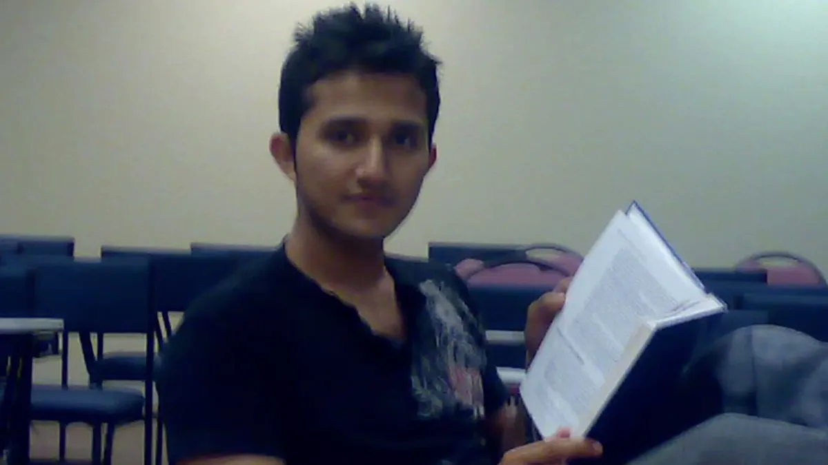 A young Sol as an international student
